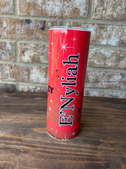 GradGlow™ 20oz Custom Graduation Tumbler – Personalized with Name, Year & Photos